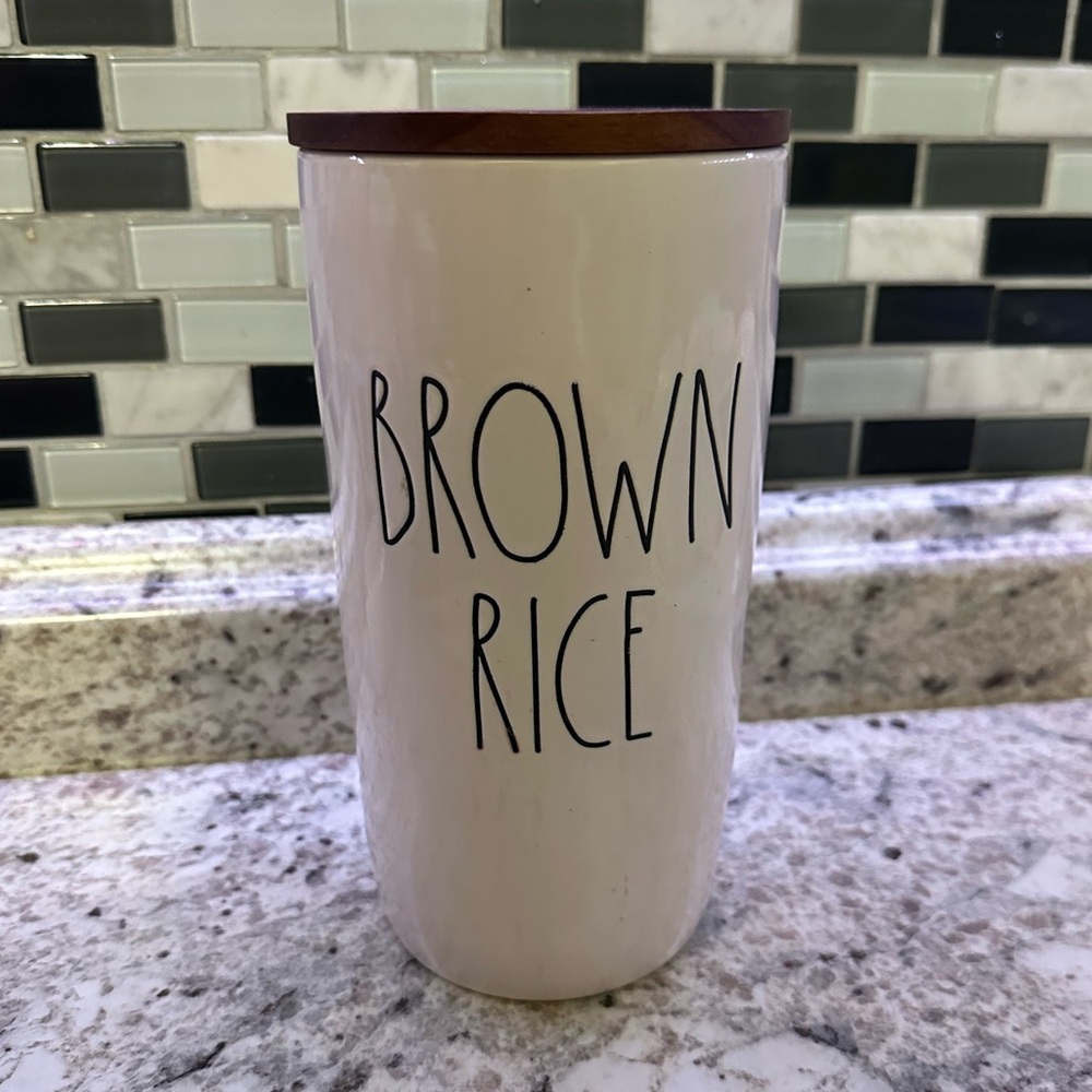 BROWN RICE RAE DUNN